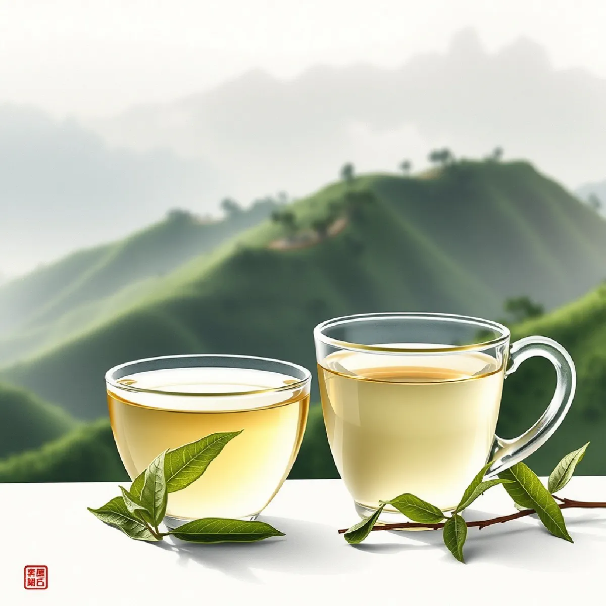 Zhu Ye Qing (Green Bamboo Reed - 竹叶青) illustration