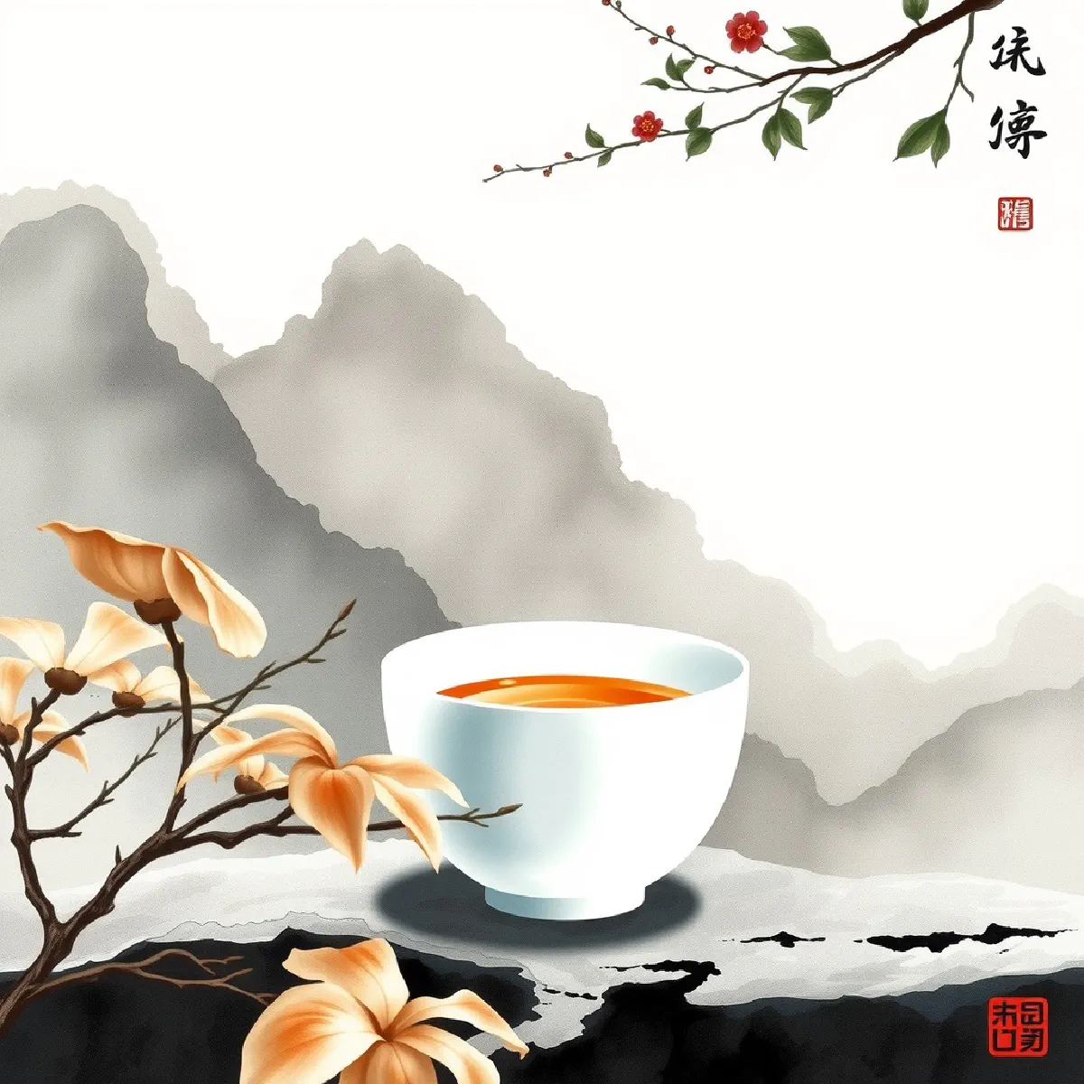 Tieguanyin (Iron Goddess of Mercy - 铁观音) illustration