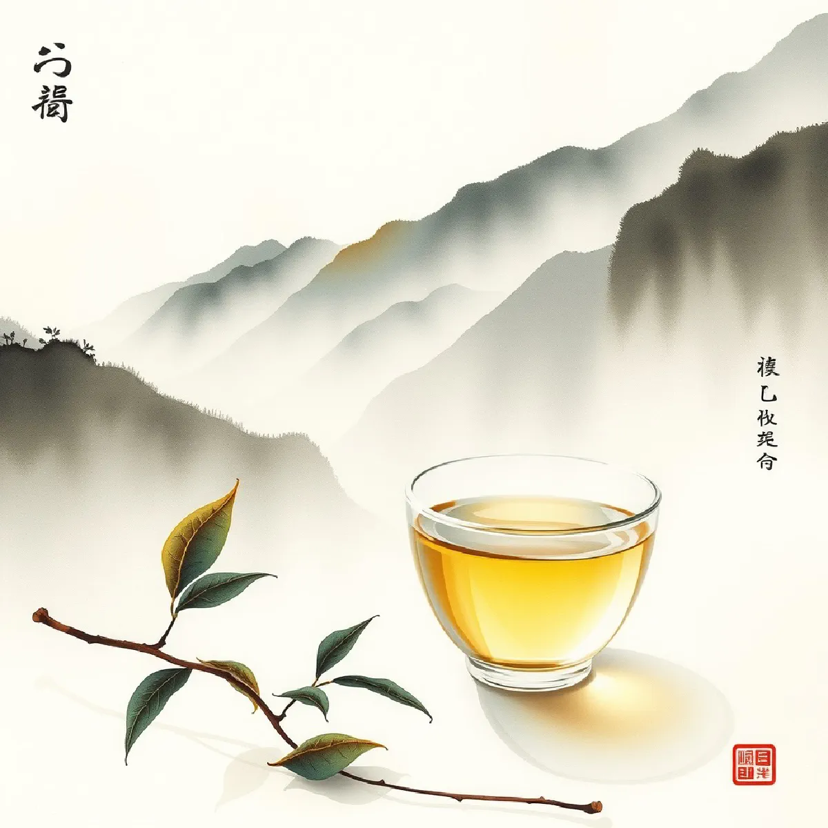 Huoshan Huangya (Yellow Sprout - 霍山黃芽) illustration