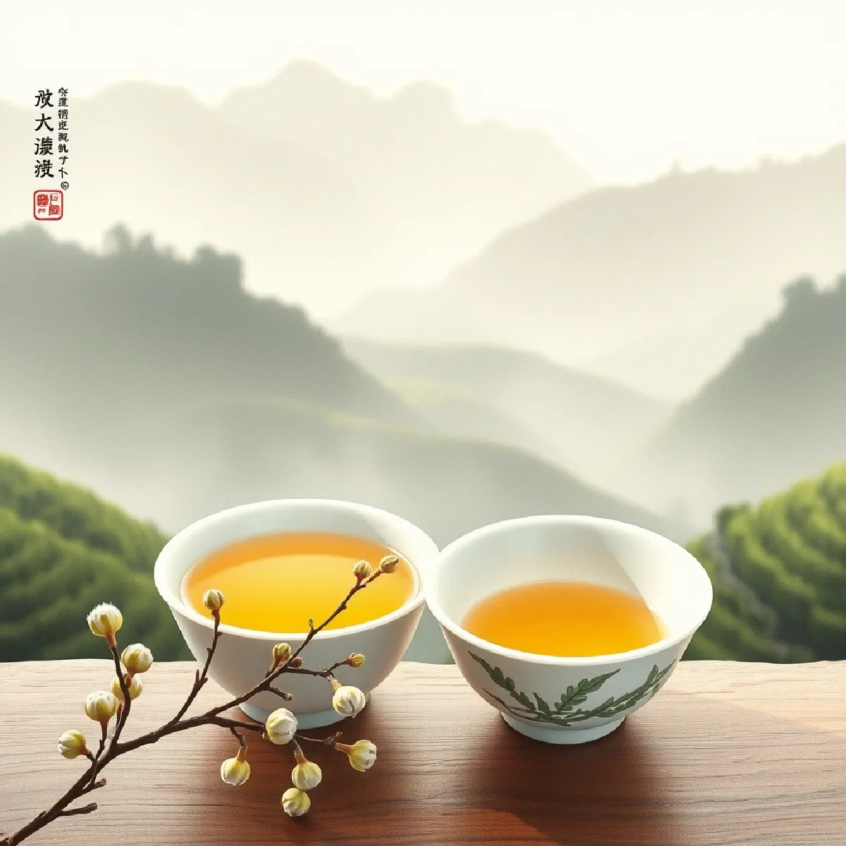 Junshan Yinzhen (Silver Needle of the Emperor's Isle - 君山银针) illustration